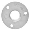 10PCS DN20 3-Holes Flange Base Pipe Fittings Aluminum Alloy Threaded