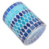 Mosaic Votive Candle Holder Handcrafted Glass Tea Light Holder for