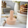 FUNOMOCYA Tart Press Tool: Wood Egg Tart Pastry Tamper Tool