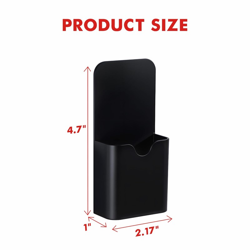 BEYGORM 4 Pack Magnetic Pen Holder for Whiteboard, Upgraded with