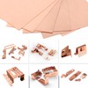 Adrattnay 6-Pack 99.9% Pure Copper Sheets Metal 6 "x 6",