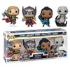 POP! 4 Pack Thor, Mighty Thor, Valkyrie, Gorr (Thor: Love