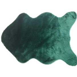 ACESOME Fluffy Faux Sheepskin Rug, Shaggy Rugs, Faux Fur Rugs Floor Carpet, Mat Room Sofa Hairy Shaggy Rug for Bedrooms Living Room Kids Rooms Decor (Green, 75 * 120cm)