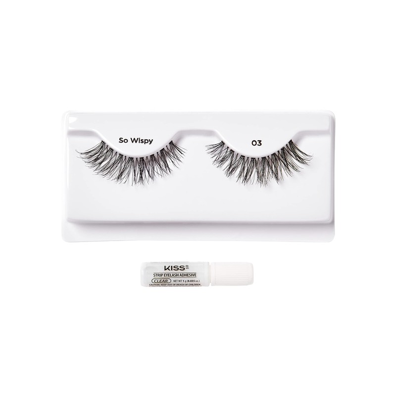 Kiss Lash Couture So Wispy Collection 1 Pair of Volumizing