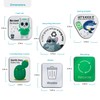 Home Zone Living Kitchen Trash and Recycling Combo Assorted Magnetic