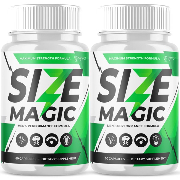 Syvor (2 Pack) Size Magic for Men Advanced Max Formula