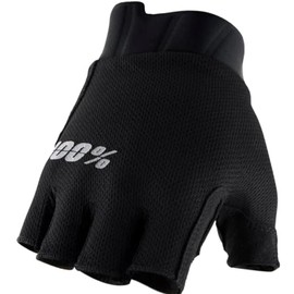100% Exceeda Gel Women's Cycling Gloves (Black, S)