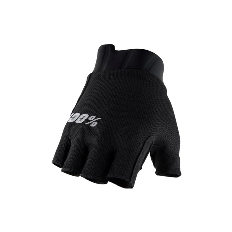 100% Exceeda Gel Women's Cycling Gloves (Black, S)