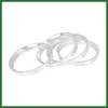 Motoforti 4pcs 72.6 to 66.6 mm Aluminium Alloy Car Hub