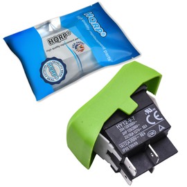 HQRP ON Off Rocker Switch 4-Prong 20A 125V Compatible with Ridgid 841650 HD12000 HD1800 Wet Dry Vac, UL Listed