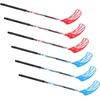 Leyndo 6 Pcs Floorball Sticks 33.5 Inches/ 85 cm Round
