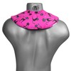 Cherry Stone Neck Pillow 30 x 33 cm Cat Pink