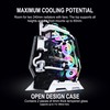 KEDIERS PC Case C570 ATX Mid Tower Tempered Glass Gaming