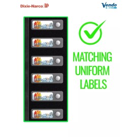 Dixie Narco, Vendo, Royal Vendors, USI & FSI (1) Vending Machine Label -Gatorade Variety Pack - 12 oz - Custom Label