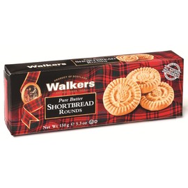 Walkers Shortbread Rounds, 5.3-Ounce Boxes (Pack of 12)