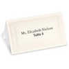 Cream Cover Stock Place Cards with Gold Foil Border, 200-Pack