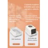 Arenero para Gatos Antiolores Puerta Palita 2 Salidas (Gris)