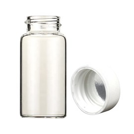 LanJing 366228204 Borosilicate Glass 20mL Liquid Scintillation Vial with 22-400 Polypropylene Cap Pulp-Backed Foil Liner, Case of 100