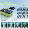 Poafamx Rechargeable Aquarium Pond Air Pump, Quiet 15W Oxygen Aerator