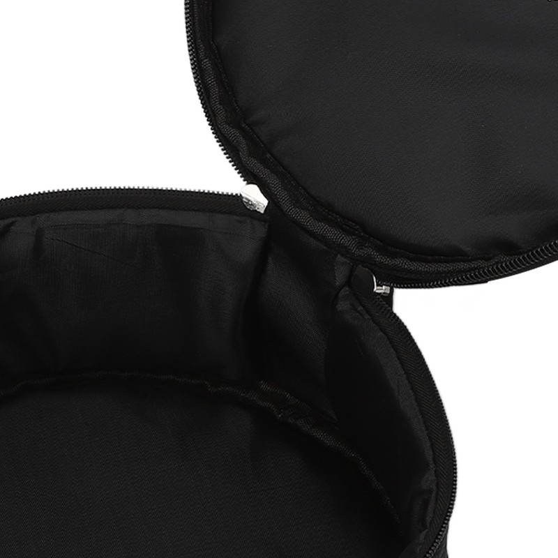Barrel Makeup Bag Waterproof Abrasion Resistance Polyester Travel Cosmetic Bag