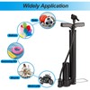 Witheeyou Bike Pump, Bicycle Tire Inflator Portable, Bike Floor Pump