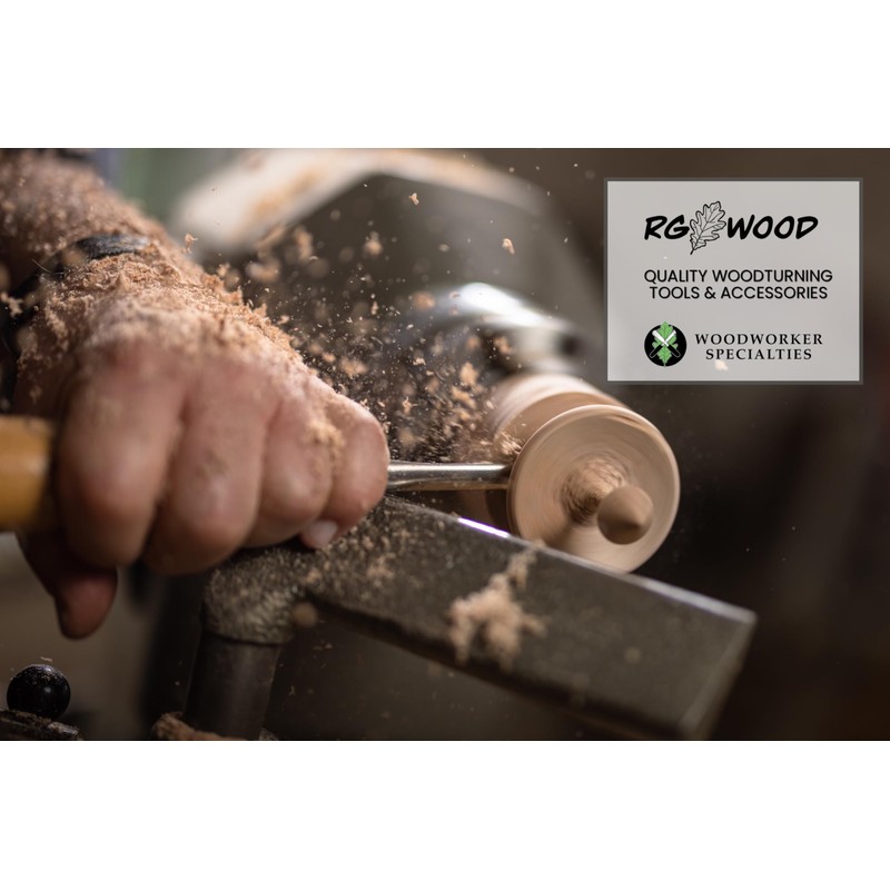 RGWOOD 4" Steel Wood Lathe Face Plate, 1" x 8tpi