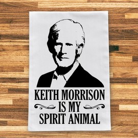 Happy Family Clothing Funny Keith Morrison is My Spirit Animal True Crime Kitchen Towel (1)