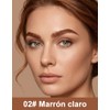 Erinde Lápiz Doble Punta para Cejas Líquido, Duración Extrema, W02