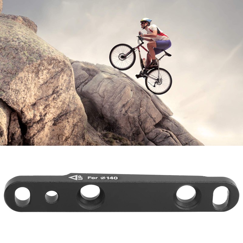 Hapivida Flat Mount Disc Brake Adapter Front, 140mm/160mm Bicycle Flat