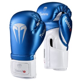 Twisto Boxing Gloves Sparring X7 (14 oz, Metallic Blue)