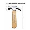 Claw Hammer Small Mallet Hammer with Wood Handle and Alloy