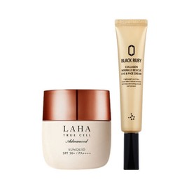 Izanox Sunquid Laha Trucell 50ml + Black Ruby Collagen Eye Cream 30ml / 이자녹스 선퀴드 라하 트루셀 50ml + 블랙루비 콜라겐 아이크림 30ml