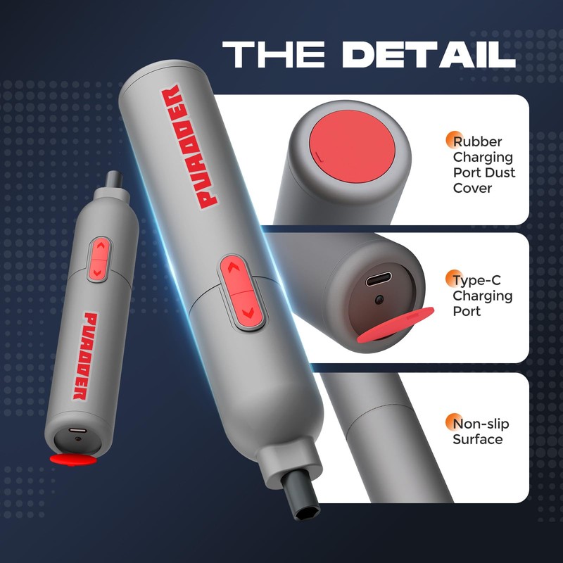 Electric Screwdriver Cordless,3.6V Screwdriver Set Rechargeable,Multitool Magnetic Screwdriver Bits,20 Pieces