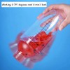 1Pcs 700CC/24oz Clear Cocktail Shaker Plastic Resin Drink Wine Tea
