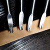 Namner Leather Edge Tool Set-4 Pcs Leather Beveler, Leather Edge