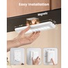 SURAIELEC Rechargeable Under Cabinet Light with Wall Switch, 3500mAh Under