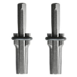 2 Pieces Wedge and Feather Shims Stone Splitter 9/16 Inch Plug Wedges Feather Shims Concrete Marble Granite Rock Stone Splitting Hand Tool