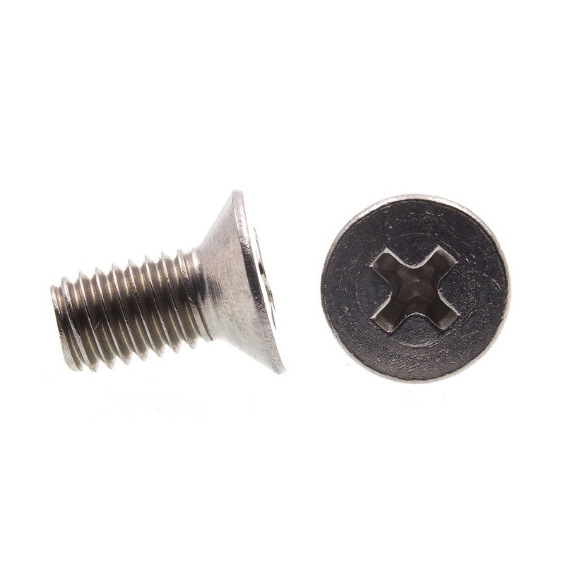Prime-Line 9121316 Machine Screws, Metric, Flat Head, Phillips Drive, M5-0.8