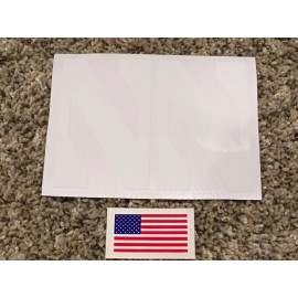 Northwestern Wildcats NW Full Size FS Football Helmet Decals With Flag