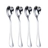 HISSF Heart Shaped Spoons, 18/10 Stainless Steel Spoon Set 4
