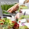 Herb Scissors, Shallot Scissors, Multipurpose 5 Blade Kitchen Herb Shears,
