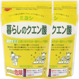 [Bulk Purchase] Citric Acid for Living, 11.2 oz (330 g) x 2 Sets