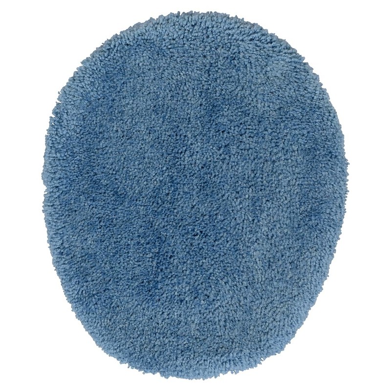 Garland Rug Traditional Nylon Washable Basin Blue 4 Piece Set