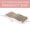 SIDAZON Cat Scratching Pads Cardboard Cat Scratchers for Indoor Cats