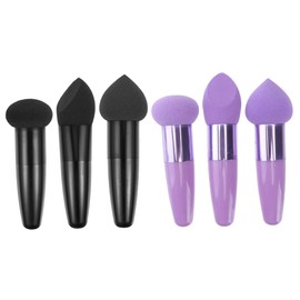 Healeved 6pcs Makeup Pen Comfortable Sponges for Application Portable Beauty Tools for Travel and Everyday Use