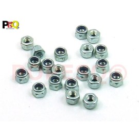POPESQ® - Pack of 20 /ps x M6 Nut/Nut Self-Locking Stainless Steel INOX #A2015