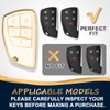 QBUC for Chevy Key Fob Cover with Keychain Soft TPU