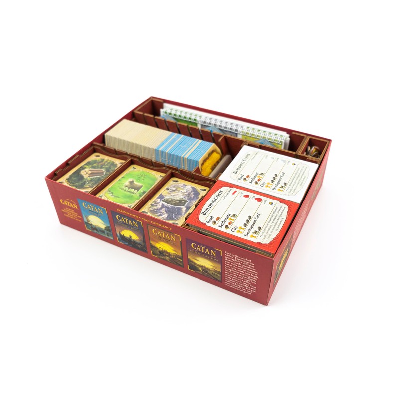 Gaming Trunk Organizer for Catan 5th Edition. Settlers Organizer