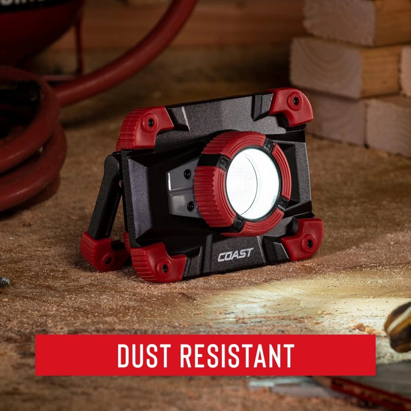 Coast WLR1 Work Light Rechargeable Resists Water Impact and Dust