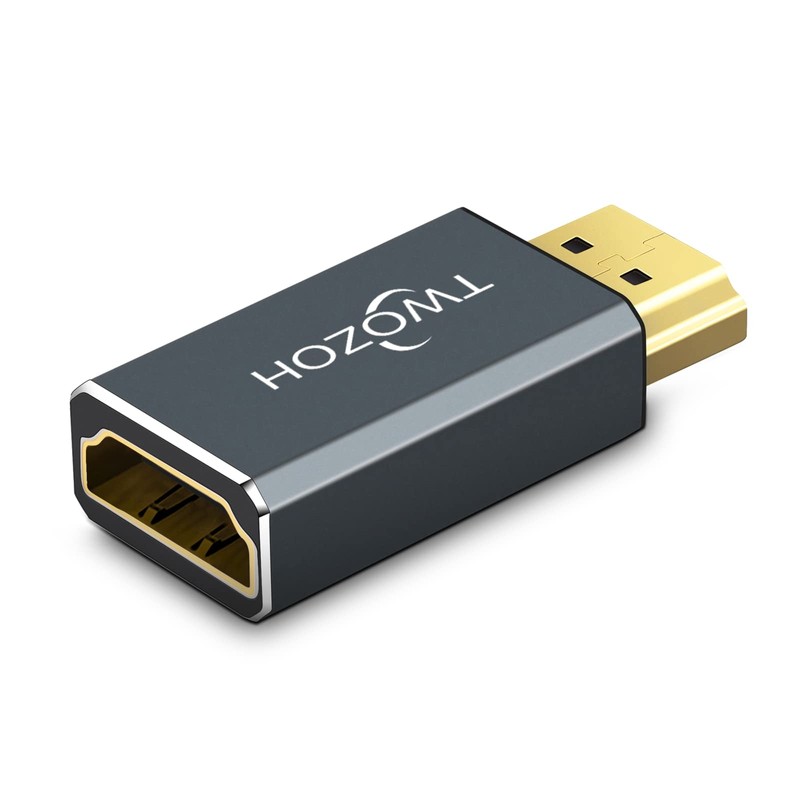 Twozoh 8K HDMI Extension Adapter (2-Pack), HDMI 2.1 Male to